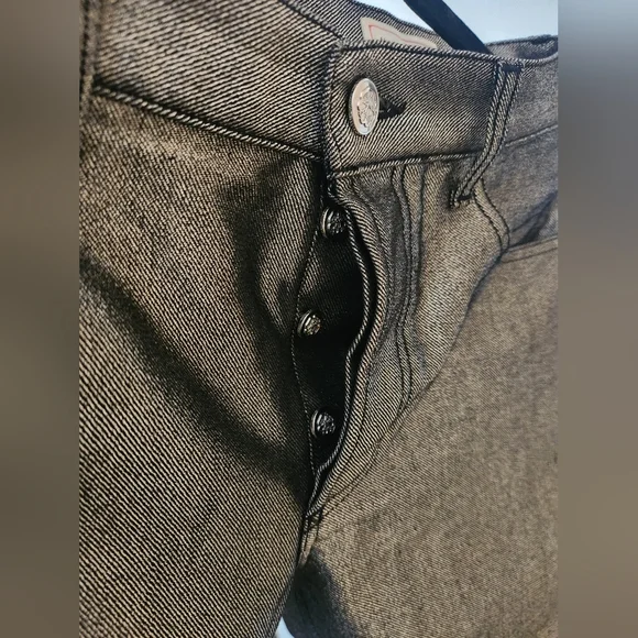 Alexander Mcqueen - Metallic Silver Jeans - Picture 3 of 4